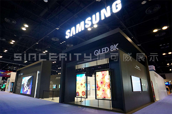 信可威國(guó)外展會(huì)設(shè)計(jì)案例-三星展臺(tái)設(shè)計(jì)