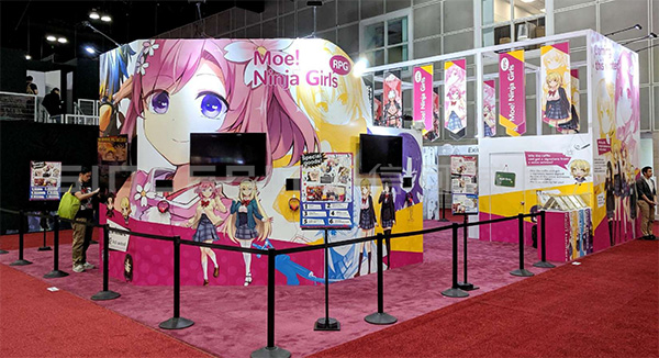 信可威國外展臺設(shè)計現(xiàn)場圖