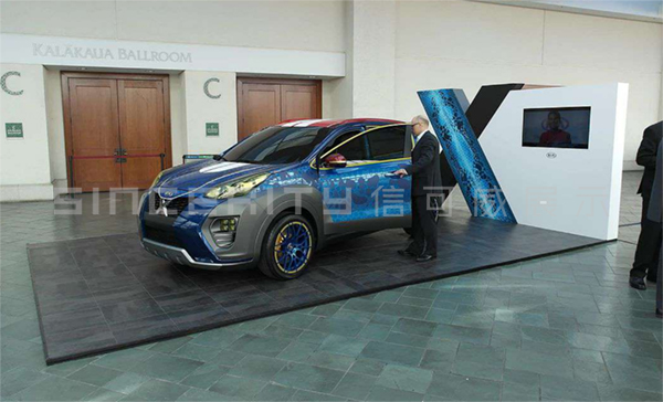 信可威國外展臺設(shè)計搭建現(xiàn)場圖