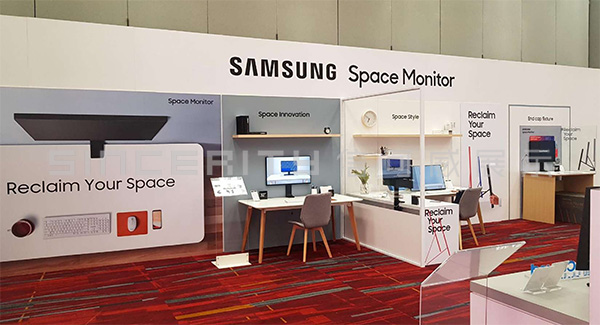 信可威國外展臺(tái)設(shè)計(jì)現(xiàn)場(chǎng)圖-三星展臺(tái)