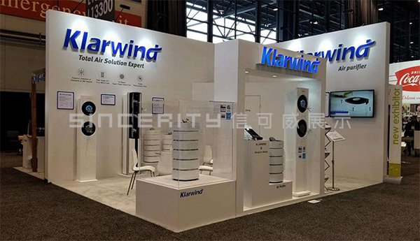 KLARWIND 2019年國外芝加哥展臺設計現(xiàn)場圖