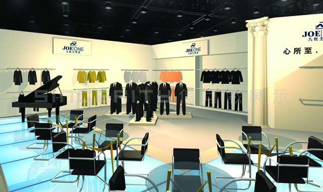 九牧王服裝展臺設(shè)計(jì)效果圖 九牧王服裝展臺設(shè)計(jì)效果圖