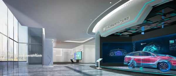 經(jīng)濟(jì)技術(shù)開(kāi)發(fā)區(qū)展廳設(shè)計(jì)