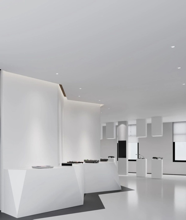 辦公展廳員工餐展廳設(shè)計案例