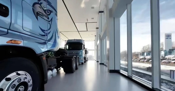 一汽解放重卡展廳設(shè)計(jì)案例分享