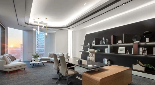 萬科濱海云中心辦公展廳設(shè)計(jì)