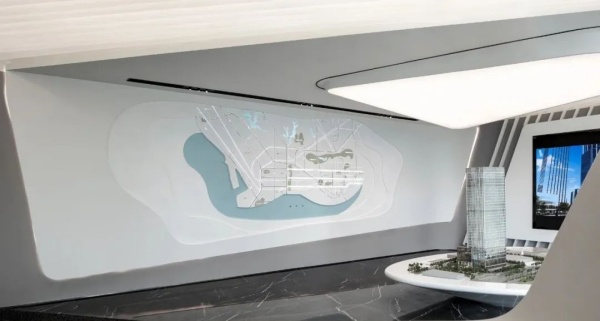 萬科濱海云中心辦公展廳設(shè)計(jì)