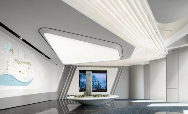 萬科濱海云中心辦公展廳設(shè)計(jì)