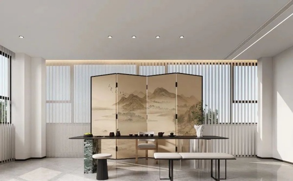 機械企業(yè)辦公展廳設計