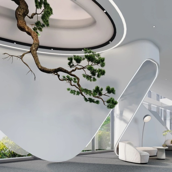 安得智聯(lián)辦公樓中庭展廳設(shè)計(jì)