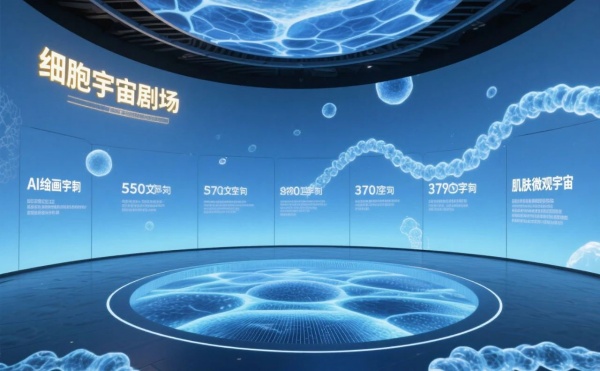 美妝行業(yè)科技展廳設計