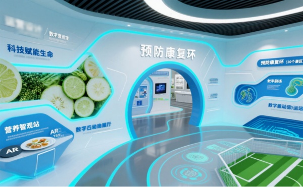 健康產(chǎn)業(yè)園展廳設(shè)計(jì)