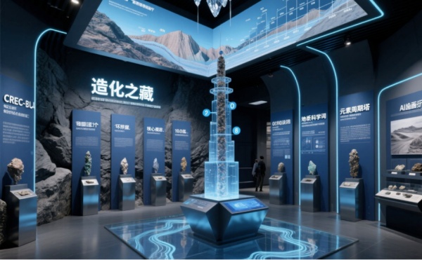 中鐵礦產(chǎn)資源展廳設計