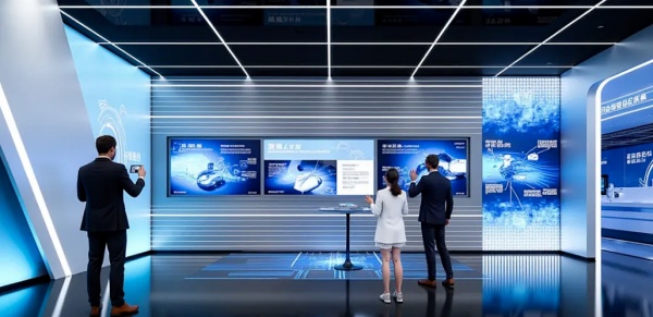 展廳序廳的“互動開關(guān)”，開啟沉浸式體驗序章