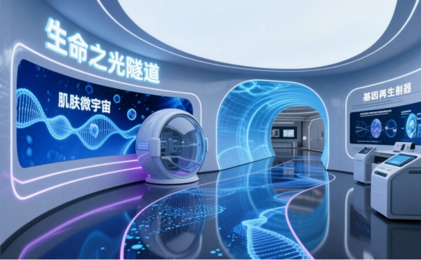 護膚品科技展廳設(shè)計