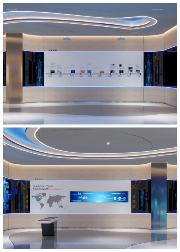 一正藥業(yè)展廳在科技與藝術(shù)交織中，解碼生命健康的未來圖景