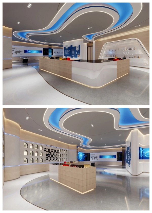 一正藥業(yè)展廳在科技與藝術(shù)交織中，解碼生命健康的未來圖景