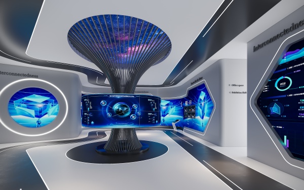 公司展廳裝修公司：沉浸式多媒體解決方案，深圳企業(yè)展廳設計公司